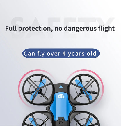 New V8 Mini Drone 4K 1080P HD Camera WiFi Fpv Air Pressure Altitude Hold Black Quadcopter RC Drone