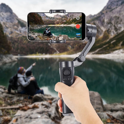 2025 F5 Plus 3-Axis Foldable Handheld Gimbal Smartphone Stabilizer Anti-Shake Cellphone Video Recorder Vlog Mobile Selfie Camera