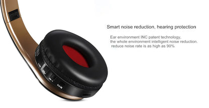 2025 New Bluetooth Wireless Stereo Headphones Earphone Headset with FM TF Card Slot And Built-in MIC for MP3 PC iPod Cell Phone