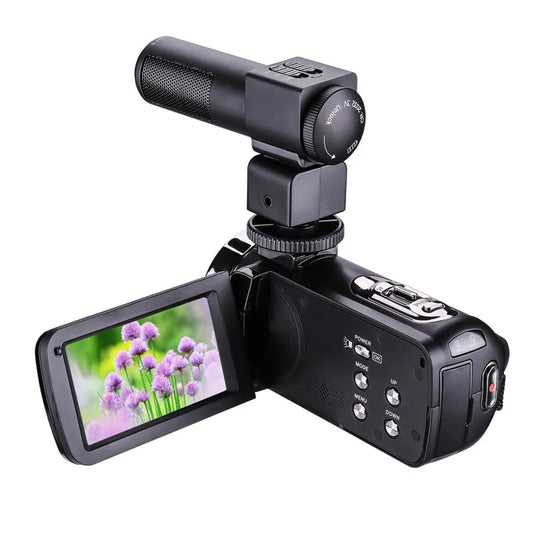 Popular Professional HDV Night Vision Recorder Camcorder Full hd 1080p 24mp Remote Control Mini Camera Digital Video Camera