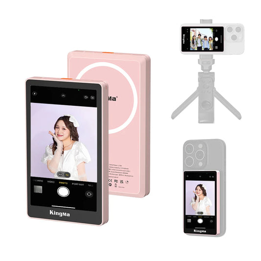 Kingma PH02 Max New Magnetic Vlog Selfie Camera Monitor Screen Custom IPhone13 14 15 16 PRO MAX  S23 Ultra 13 14 Ultra