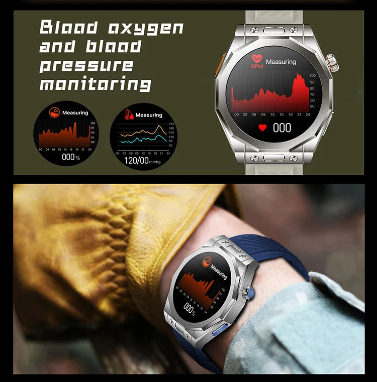 VALDUS NFC Android 5.1 Phone Smart Watch GPS Sleep Monitoring Womens Health Z83 Max 1.52 Inch AMOLED HD Screen Smartwatch