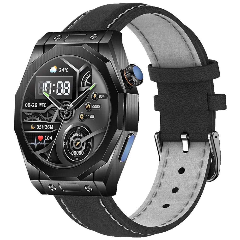 VALDUS NFC Android 5.1 Phone Smart Watch GPS Sleep Monitoring Womens Health Z83 Max 1.52 Inch AMOLED HD Screen Smartwatch