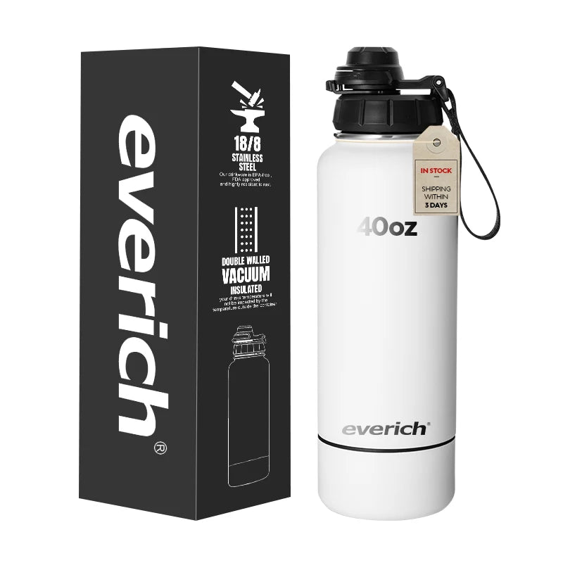 32oz Classical 304 Stainless Steel Electrolytic Polishing Layer Double Wall Insulated Vacuum Flask Sports Water Bottle
