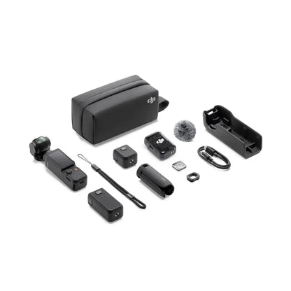 DJI Osmo Pocket 3 Creator Combo Pocket Sized 3-axis Stabilized Handheld Camera Hdr Video Stereo Recording