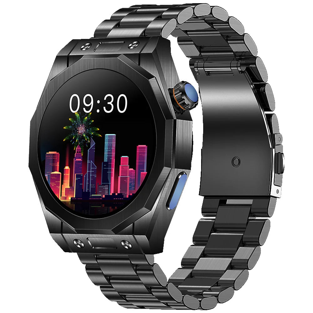 VALDUS NFC Android 5.1 Phone Smart Watch GPS Sleep Monitoring Womens Health Z83 Max 1.52 Inch AMOLED HD Screen Smartwatch