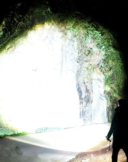 P90 Power Torch Rechargeable Outdoor Long-Range Xenon Lamp Zoom High-Power Spotlight Super Bright Probe Xenon Lamp