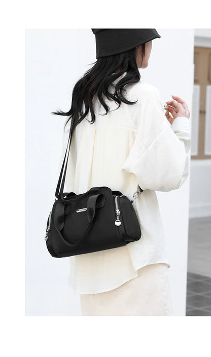 2024 New Arrival Large Capacity Handbag Women's Fashion Casual Lightweight Canvas Bag Women's Shoulder Messenger Bag Oxford Cloth