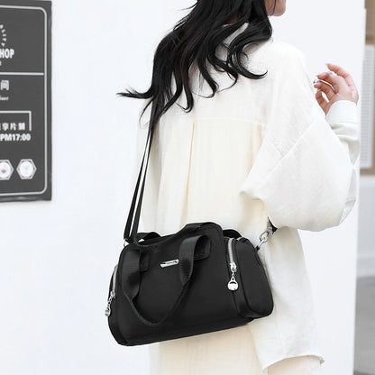 2024 New Arrival Large Capacity Handbag Women's Fashion Casual Lightweight Canvas Bag Women's Shoulder Messenger Bag Oxford Cloth