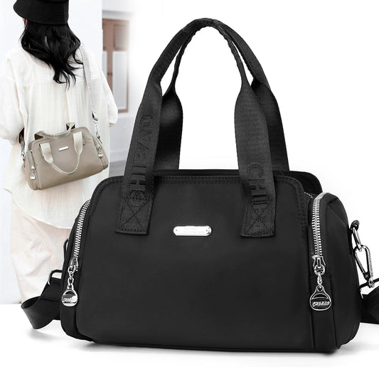 2024 New Arrival Large Capacity Handbag Women's Fashion Casual Lightweight Canvas Bag Women's Shoulder Messenger Bag Oxford Cloth