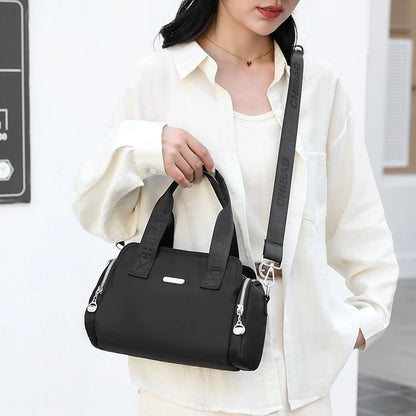 2024 New Arrival Large Capacity Handbag Women's Fashion Casual Lightweight Canvas Bag Women's Shoulder Messenger Bag Oxford Cloth