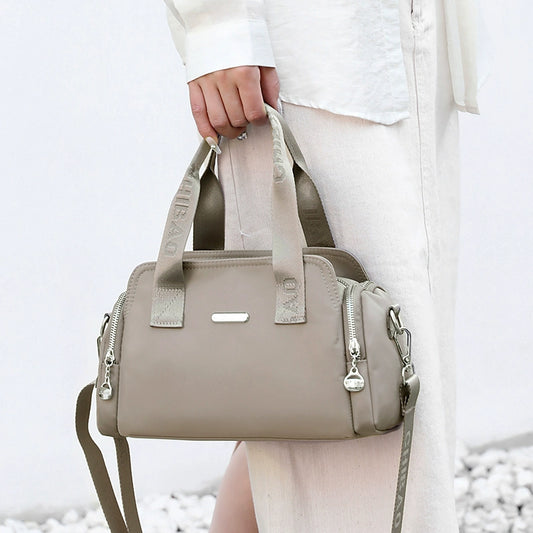 2024 New Arrival Large Capacity Handbag Women's Fashion Casual Lightweight Canvas Bag Women's Shoulder Messenger Bag Oxford Cloth