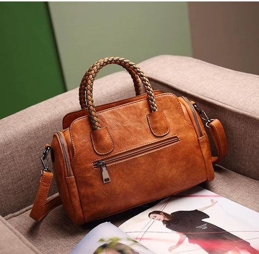 Fashion Large Capacity Shoulder Leather Women Bag