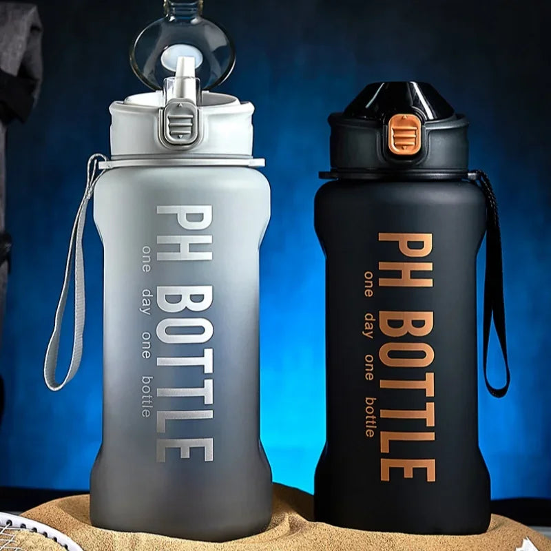 2.2L High-capacity Sport Water Bottle Portable Outdoor Travel Leakproof Drinking Bottle High Temperature Resistance Drink Bottle