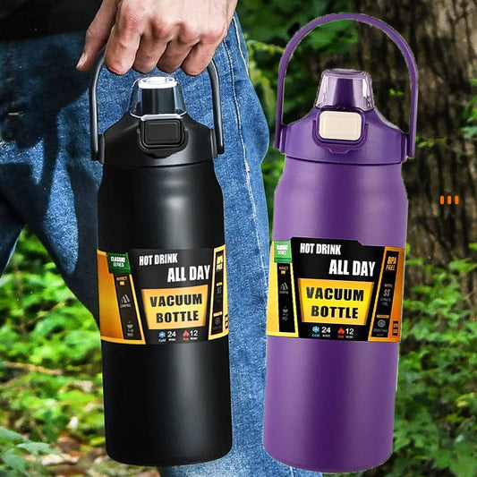 1500ML Stainless Steel Thermo Bottle Portable Thermos Large Capacity