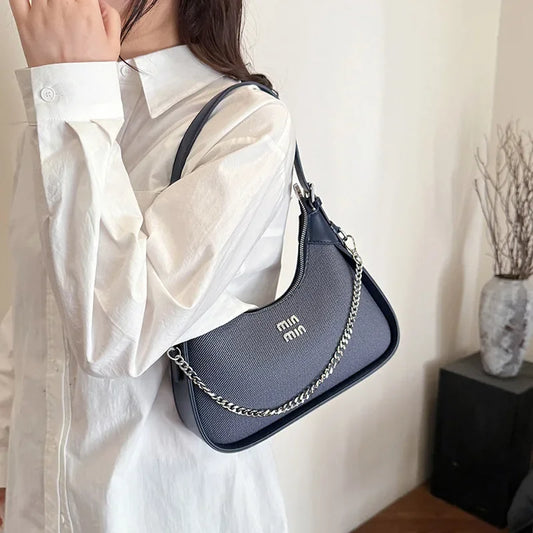 2025 EarlySpring New Simple and Casual Fashion Women's Armpit Handbag High-end and Trendy ShoulderBag for Style-conscious Ladies
