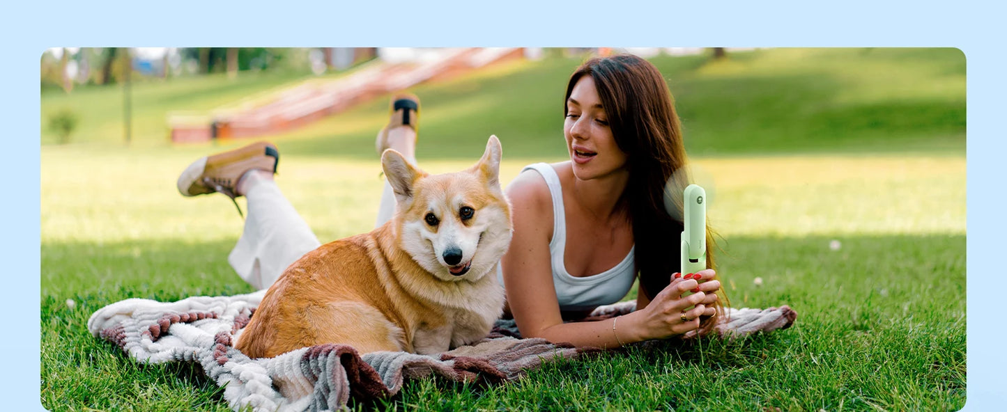 JISULIFE Portable Fan Mini Handheld Fan USB 4500mAh Recharge Hand Held Small 3 in1 Pocket Fan with Power Bank Flashlight Feature