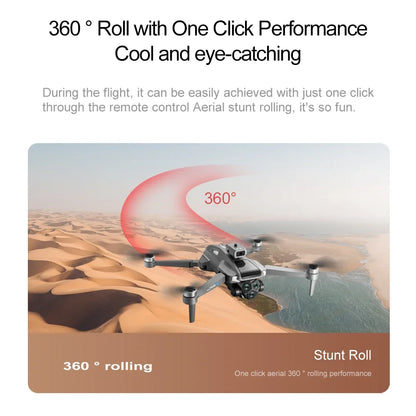 2025 New M66 Drone 4K HD Aerial Photography Camera Drone with Screen Omnidirectional Obstacle Avoidance Drone RC