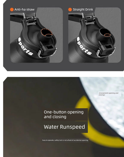 Japanese Style New Vacuum Cup Large Capacity Cold Cup SUS316 Stainless Steel Outdoor Sports  Water Cup Portable Student