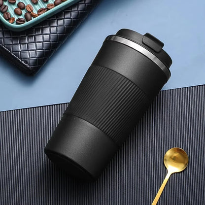 510ml Stainless Steel Coffee Cup Thermal Mug Garrafa Termica Cafe Copo Termico Caneca Non-slip Travel Car Insulated Bottle