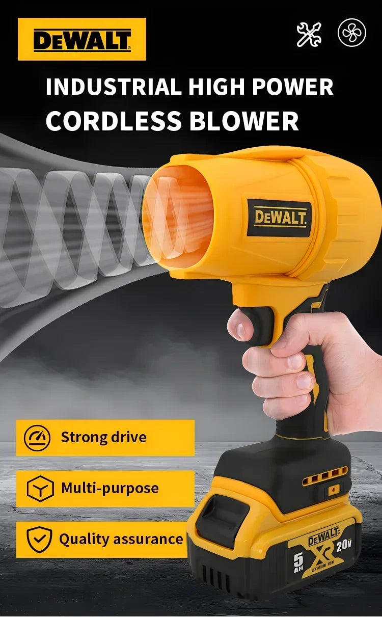 Dewalt 30000RPM Brushless  Air Blower Cordless Turbo Fan Handheld Violent Fan Dryer 20V Rechargeable Dust Blowing Tool 2025 New