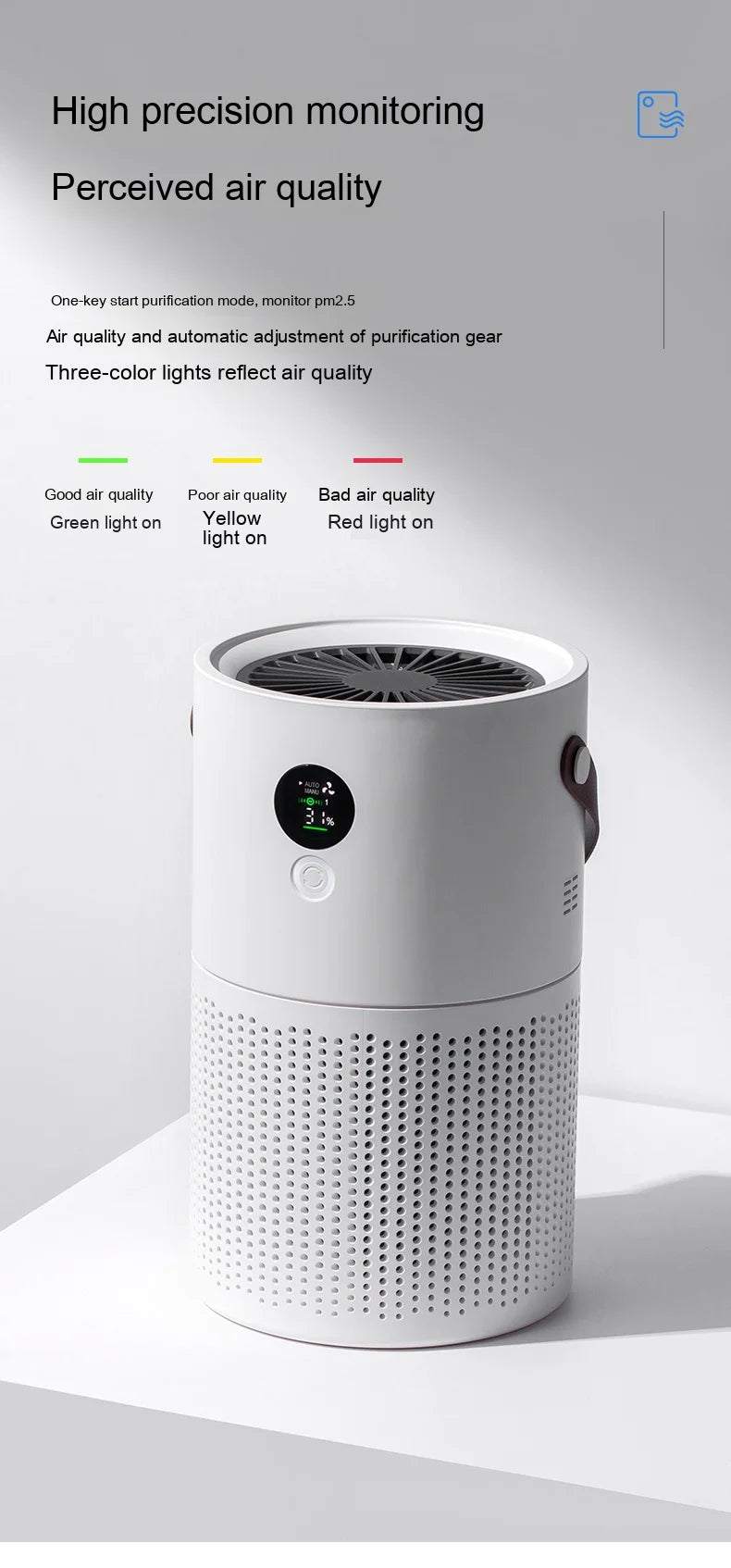 ZaiXiao AP01 Negative Ion Air Purifier Odor Deodorizer Remove Dust Smoke Removal Formaldehyde Air Filter USB Mute