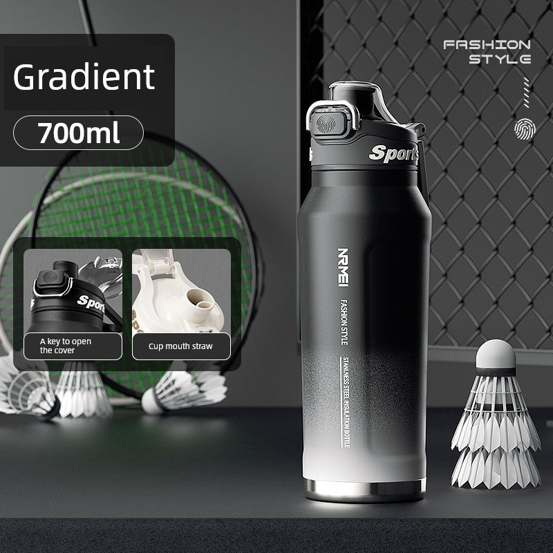 Japanese Style New Vacuum Cup Large Capacity Cold Cup SUS316 Stainless Steel Outdoor Sports  Water Cup Portable Student