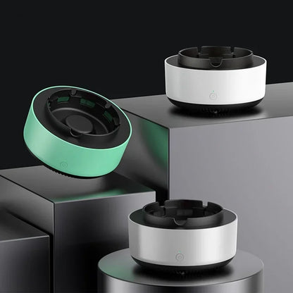 Portable Smokeless Ashtray Air Purifier Multi Filtration Removes Smoke Odor for Home Office Car Passive Smoking Protection