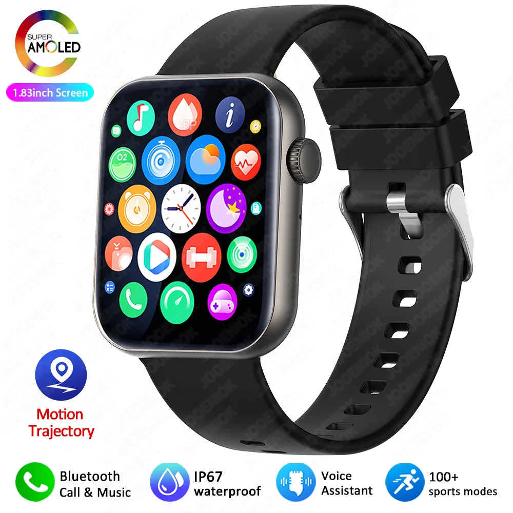 2025 New For XIAOMI Smart Watch Full Touch Screen Bluetooth Call Heart Rate Waterproof Watches Sports Bracelet Smartwatch Women