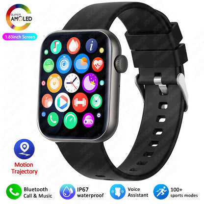 2025 New For XIAOMI Smart Watch Full Touch Screen Bluetooth Call Heart Rate Waterproof Watches Sports Bracelet Smartwatch Women
