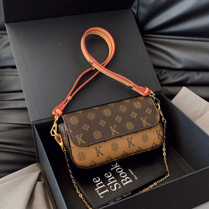 Classic Elegant Ladies Shoulder Bag Luxury Leather Handbag Designer Crossbody Purse Women's Tote Fashion Stylish Gift