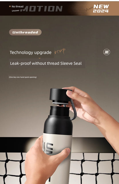 Vacuum Cup 2024 New Arrival Tea Water Separation Good-looking Tea Cup Men's Outdoor Tea Portable Quickly Open Stainless Steel Water Cup