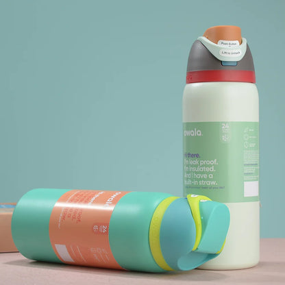 NEW Original Owala Insulated Stainless Steel Water Bottle with Straw, BPA-Free Sports Water Bottle