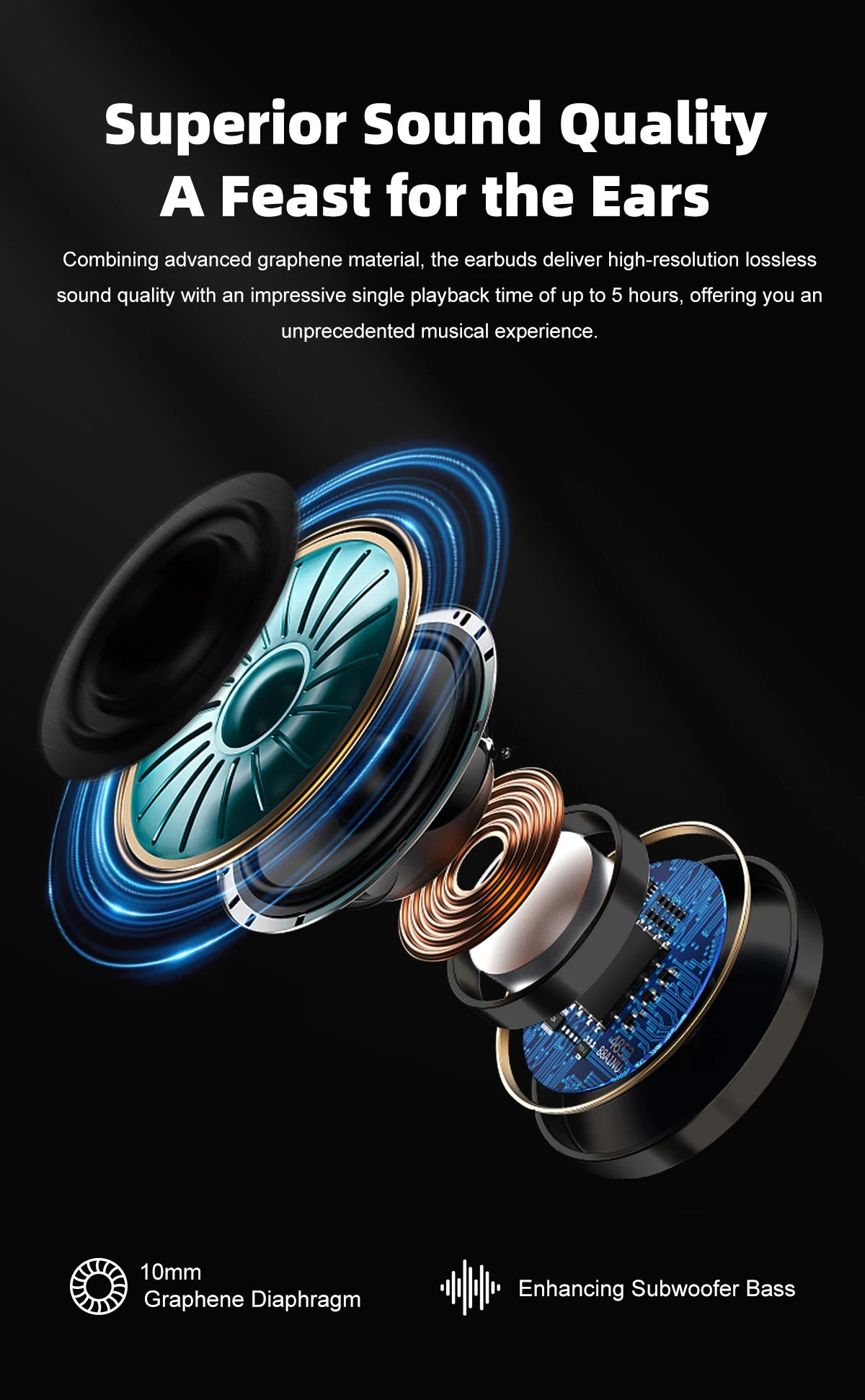 2025 New Smart Watch TWS 2-in-1 Wireless Headphone Music Call Men SmartWatch Health Monitoring Waterproof Sports Watch