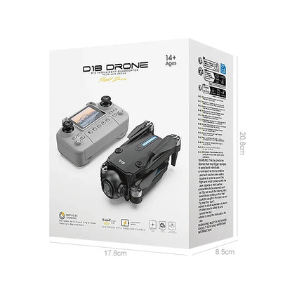 VIVO D18 Drone 8K Aerial HD Dual Camera Photography Intelligent Obstacle Avoidance Brushless Power 5G WIFI GPS Return VR Drone