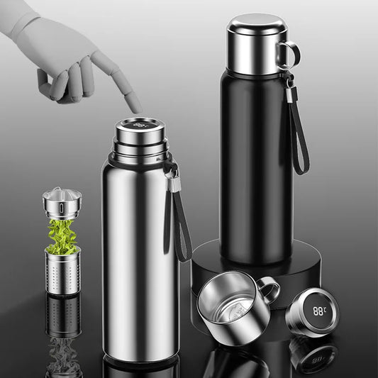 1200ML Smart Thermos Bottle Temperature Display Keep Cold and Hot