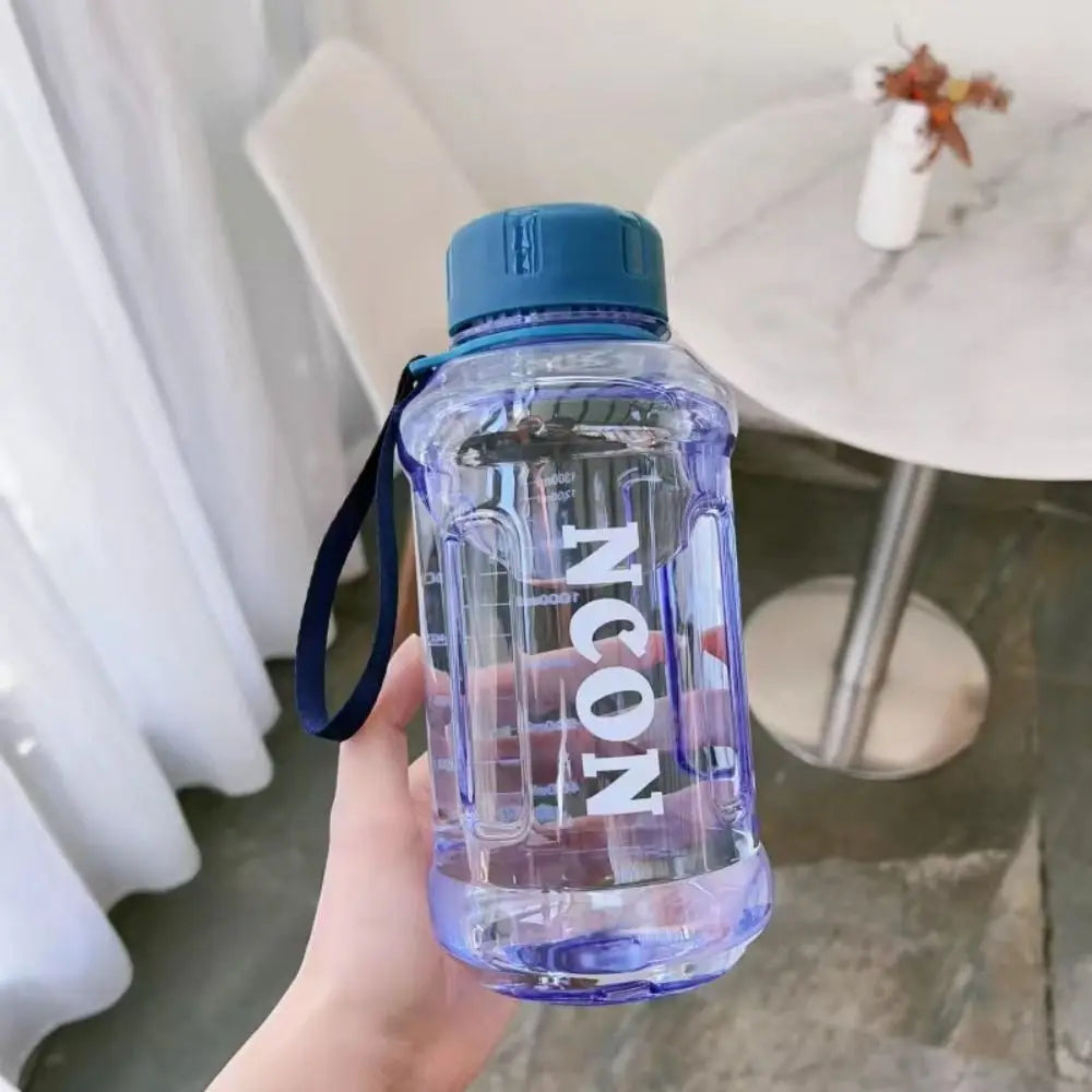 850/1100/1300ml Clear Water Bottle Portable Leakproof Large Capacity Travel Kettle Lightweight Water Jugs