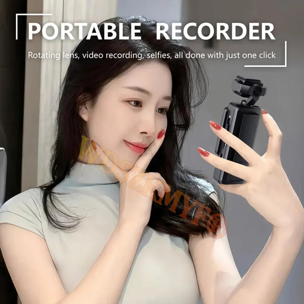 1080P Handheld Sports Pocket Camera HD Display 180° Rotatable WiFi Wireless Video Recorder Built-in Fill Light Motion Camera