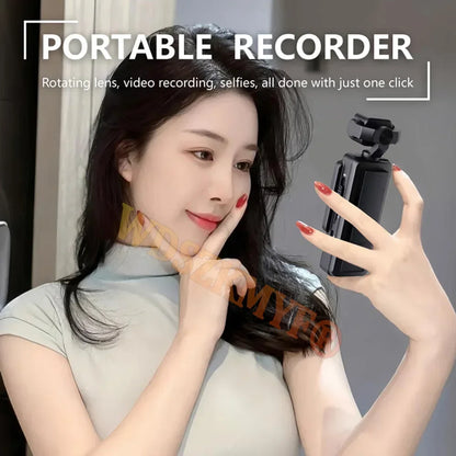 1080P Handheld Sports Pocket Camera HD Display 180° Rotatable WiFi Wireless Video Recorder Built-in Fill Light Motion Camera