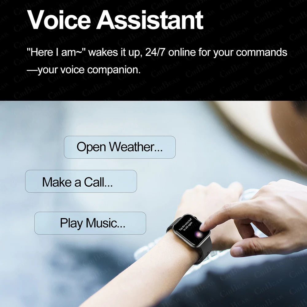 2025 New For XIAOMI Smart Watch Full Touch Screen Bluetooth Call Heart Rate Waterproof Watches Sports Bracelet Smartwatch Women