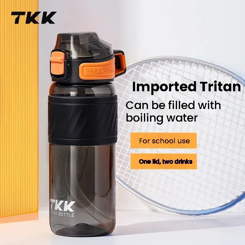 TKK 500/600ml BPA Free Sports Watter Bottle Tritan BPA Free Leak-proof Cup School Children's 'bottle Cute Water Bottle