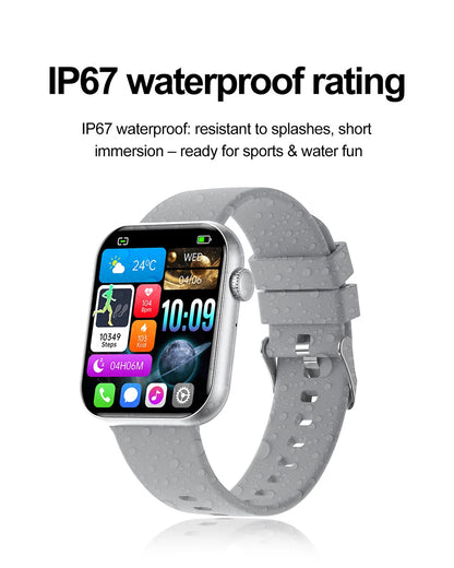 2025 New For XIAOMI Smart Watch Full Touch Screen Bluetooth Call Heart Rate Waterproof Watches Sports Bracelet Smartwatch Women