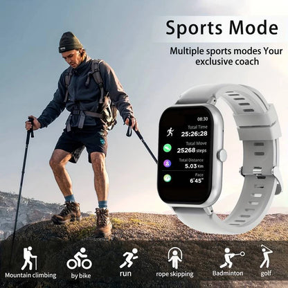 Smart watch, Wireless calling /dial, multi -Sport mode,Suitable for men and women, sports watches, for iPhone/Andriod