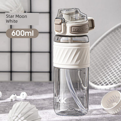 Sports Water Cup for Boys and Girls, Large Capacity, Summer Simple Design for Students, High Temperature Resistant Tritan Water Kettle
