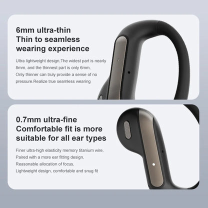 Xiaomi Smart AI Translation Headset Stereo Sound Semi-in-ear Air Conduction True Wireless Sports Long-lasting Bluetooth Headset