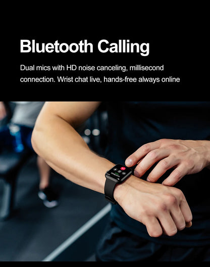 2025 New For XIAOMI Smart Watch Full Touch Screen Bluetooth Call Heart Rate Waterproof Watches Sports Bracelet Smartwatch Women