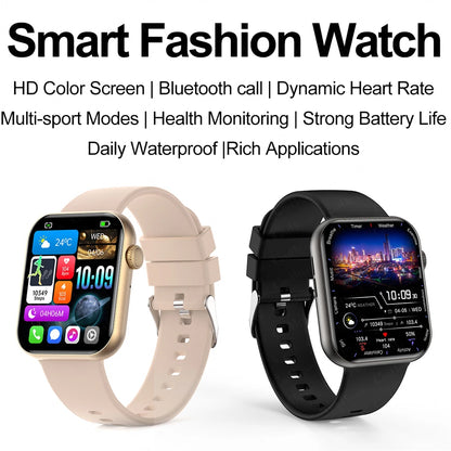 2025 New For XIAOMI Smart Watch Full Touch Screen Bluetooth Call Heart Rate Waterproof Watches Sports Bracelet Smartwatch Women