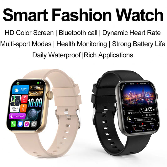 2025 New For XIAOMI Smart Watch Full Touch Screen Bluetooth Call Heart Rate Waterproof Watches Sports Bracelet Smartwatch Women