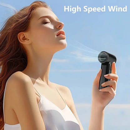 Rechargeable Handheld Fan, Stylish Design, Portable High Speed Fan - Small and Powerful for Outdoor Sports, Travel, Camping