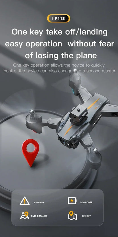 VIVO P11 Max Drone 8K 5G GPS Professional HD Aerial Photography Dual Camera Obstacle Avoidance Brushless Quadrotor 1000M